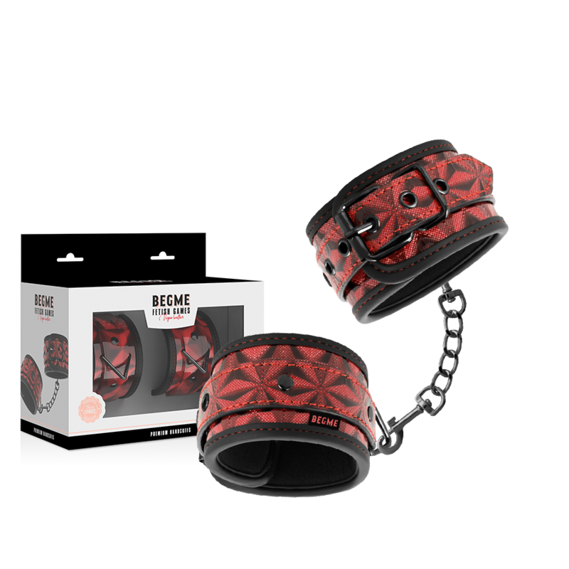 BEGME - ALGEMAS PREMIUM RED EDITION COM FORRO DE NEOPRENE - Image 2