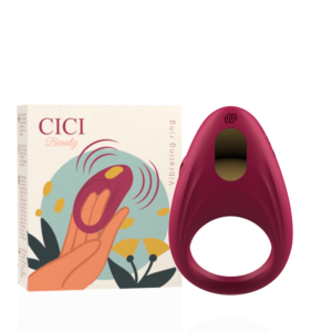 Vigoroso CICI BEAUTY - ANEL VIBRANTE DE SILICONE PREMIUM
