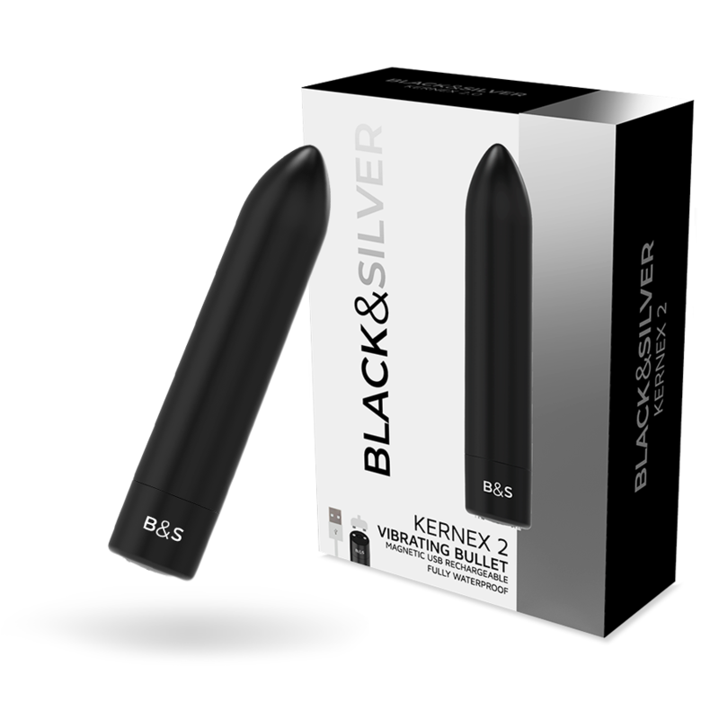 Vigoroso BLACK&SILVER - BALA MAGNÉTICA VIBRANTE PRETA KERNEX 2 PRETA