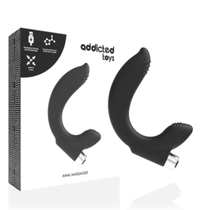 Vigoroso ADDICTED TOYS - VIBRADOR PROSTTICO RECARREGVEL MODELO 7 - PRETO