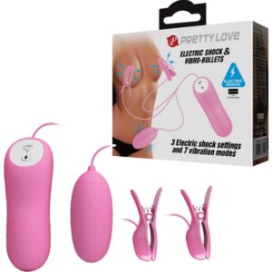 vVigoroso PRETTY LOVE - PINA COM VIBRAO E ELETROSHOCK ROSA