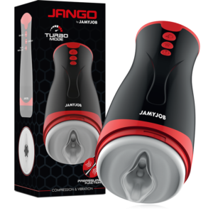 Vigoroso JAMYJOB - MASTURBADOR DE COMPRESSO E VIBRAO JANGO