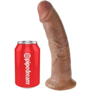 Vigoroso KING COCK - PÊNIS REALÍSTICO 21.7 CM CARAMELO