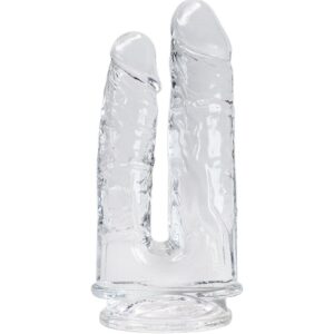 Vigoroso ALIVE - IMPERIUM DUPLO PÉNIS REALISTA TRANSPARENTE 12/14 CM