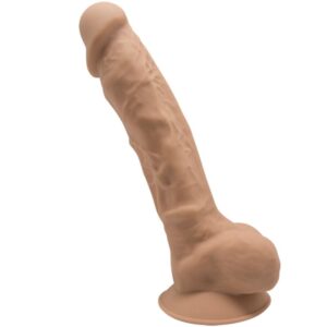 Vigoroso SILEXD - MODELO 1 PÊNIS REALÍSTICO PREMIUM SILEXPAN SILICONE CARAMELO 17.5 CM
