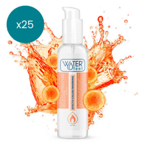 vVigoroso WATERFEEL - LUBRIFICANTE EFEITO DE CALOR 150 ML PACK 25 UNIDADES