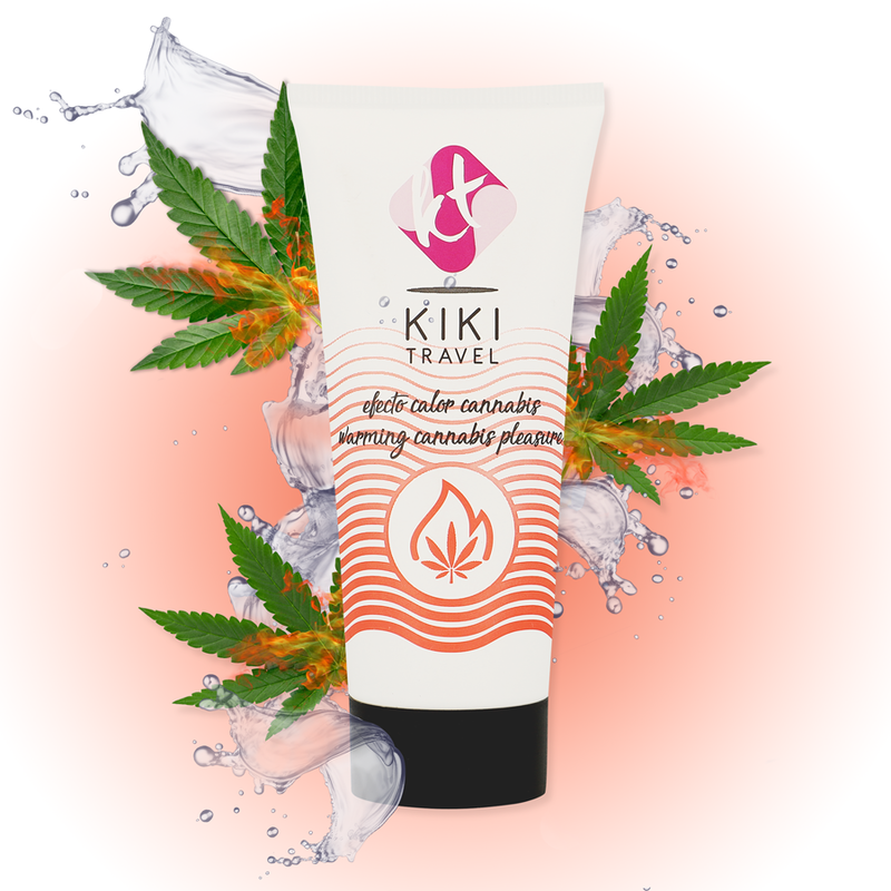vVigoroso KIKÍ TRAVEL - CANNABIS LUBRIFICANTE DE EFEITO QUENTE 50 ML