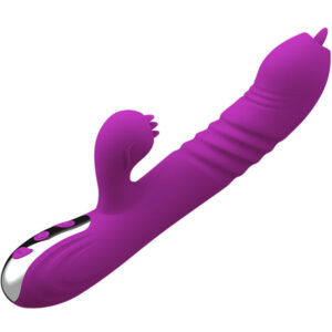 Vigoroso ARMONY - FAIRY MULTIFUNO VIBRADOR DE LÍNGUA DUPLA EFEITO DE CALOR VIOLETA