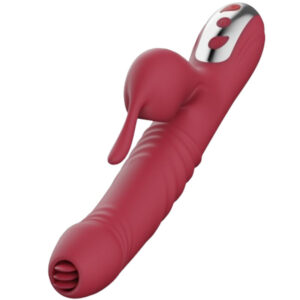 Vigoroso ARMONY - VIBRADOR E SUCÇÃO COM LÍNGUA ESTIMULANTE BURGUNDY