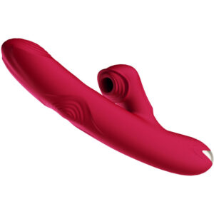 Vigoroso ARMONY - VIBRADOR BUMP E VENTOSA MODELO 1 BORGONHA