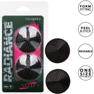 vVigoroso CALEXOTICS - RADIANCE TAMPAS PARA BICOS DE JÓIAS EM FORMA REDONDA