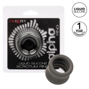 Vigoroso CALEXOTICS - ALPHA ANEL DE ALONGAMENTO SCROTUM PRETO
