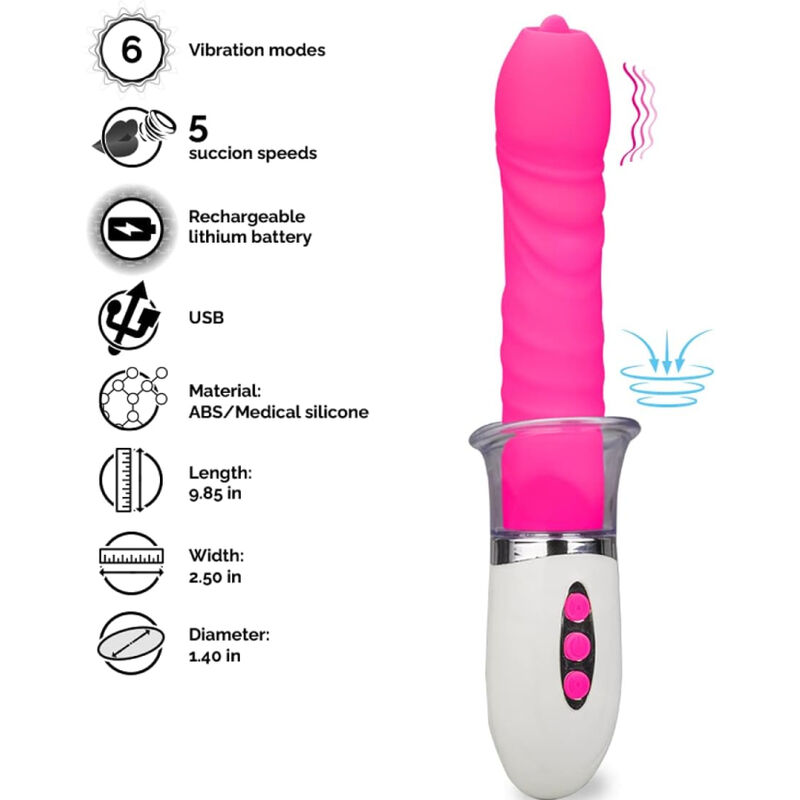 Vigoroso ARMONY - VIBRADOR LIBERTY E IMPULSO COM LÍNGUA