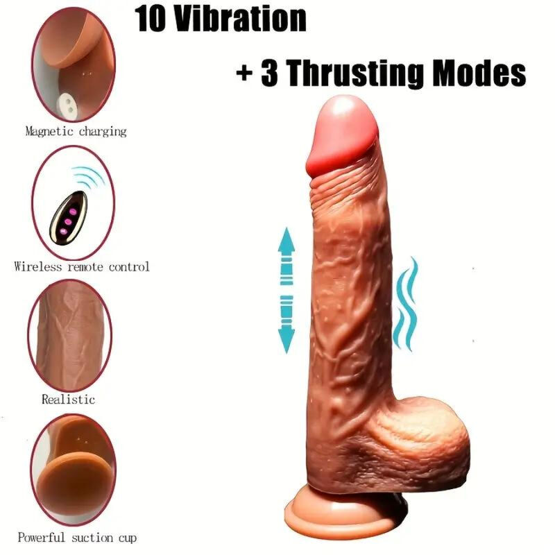 ARMONY - VIBRADOR DILDO REALÍSTICO E CONTROLE REMOTO 22.5 CM - Image 3