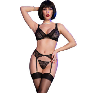 vVigoroso CHILIROSE - CR 4692 CONJUNTO QUATRO PEÇAS PRETO M