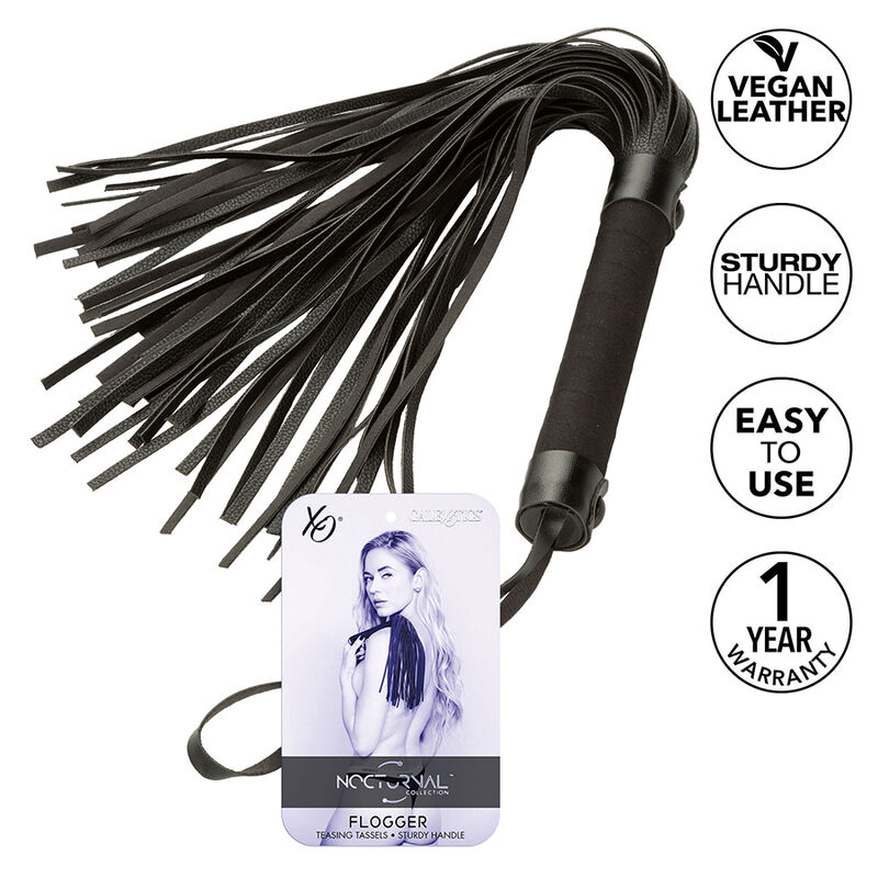 vVigoroso CALEXÓTICOS - NOCTURNAL FLOGGER COURO PRETO