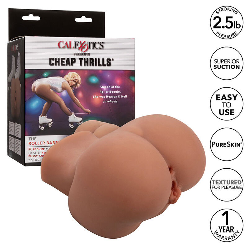 Vigoroso CALEXOTICS - THE ROLLER BABE DUPLO MASTURBADOR REALÍSTICO CARNE