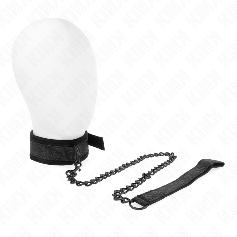 vVigoroso KINK - COLAR MODELO BÁSICO COM TRELA 77 CM MODELO 5 AJUSTÁVEL 34-54 CM X 5 CM
