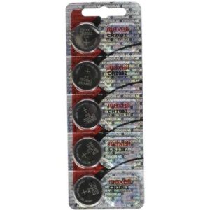 vVigoroso MAXELL - BATERIA LITIO CR2032 3V - 5 UNIDADES