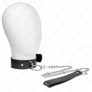 vVigoroso KINK - COLAR MODELO BÁSICO COM TRELA MODELO 4 AJUSTÁVEL 36-43 CM