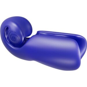 Vigoroso SNAIL VIBE - EVO PARA ELE MASTURBADOR MASCULINO SLIDE NROLL AZUL ESCURO