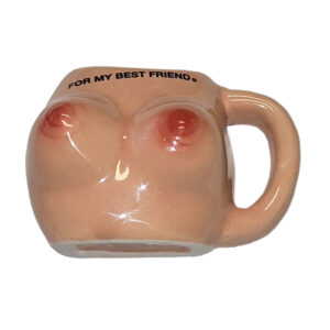 vVigoroso DIABLO PICANTE – ÍMÃ DE SEIO EM CANECA DE CERÂMICA “PARA MINHA MELHOR AMIGA”