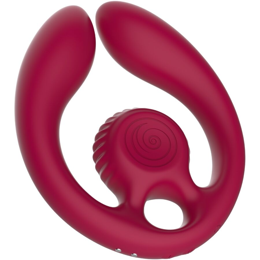 Vigoroso SNAIL VIBE - GIZI DUO ESTIMULADOR DE CASAIS COM CONTROLE REMOTO BURGUNDY