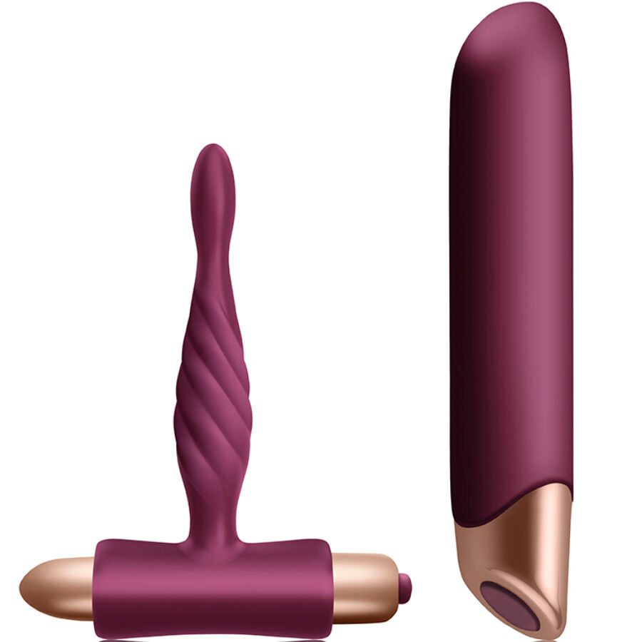 Vigoroso CLIMAXIMUM - KIT RAPTURE VIBRADOR CLÁSSICO + PLUG ANAL PARA INICIANTES