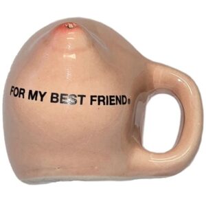 vVigoroso DIABLO PICANTE – ÍMÃ DE SEIO EM CANECA DE CERÂMICA “PARA MINHA MELHOR AMIGA”