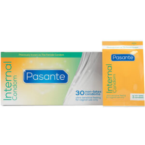 Vigoroso - PASANTE - PRESERVATIVOS FEMININOS INTERNOS CAIXA 30 UNIDADES