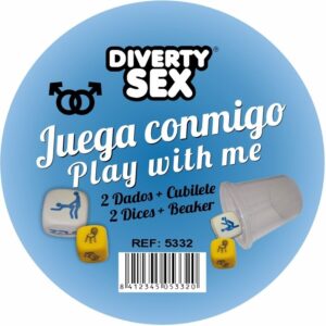 vVigoroso DIABLO PICANTE - JOGO DE DADOS LUGAR + POSIÇÕES PARA HOMENS COM COPO