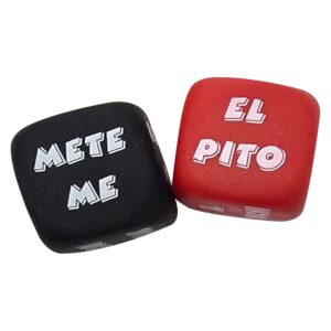 vVigoroso DIABLO PICANTE - 2 DADOS DE AÇÃO E PARTE DO CORPO (COR ALEATÓRIA)