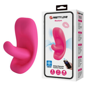 Vigoroso PRETTY LOVE - MASSAGEADOR HAZELYNN COM 12 FUNÇÕES E CONTROLE POR APLICATIVO (ROSA)