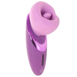 Vigoroso FANTASY FOR HER - VIBRADOR SUGIDOR DE PRAZER ROXO