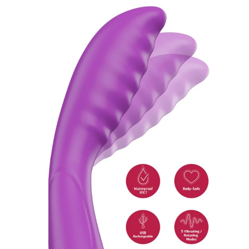 Vigoroso SHE.E.O - VIBRADOR ROXO PARA ESTIMULAÇÃO DO PONTO G
