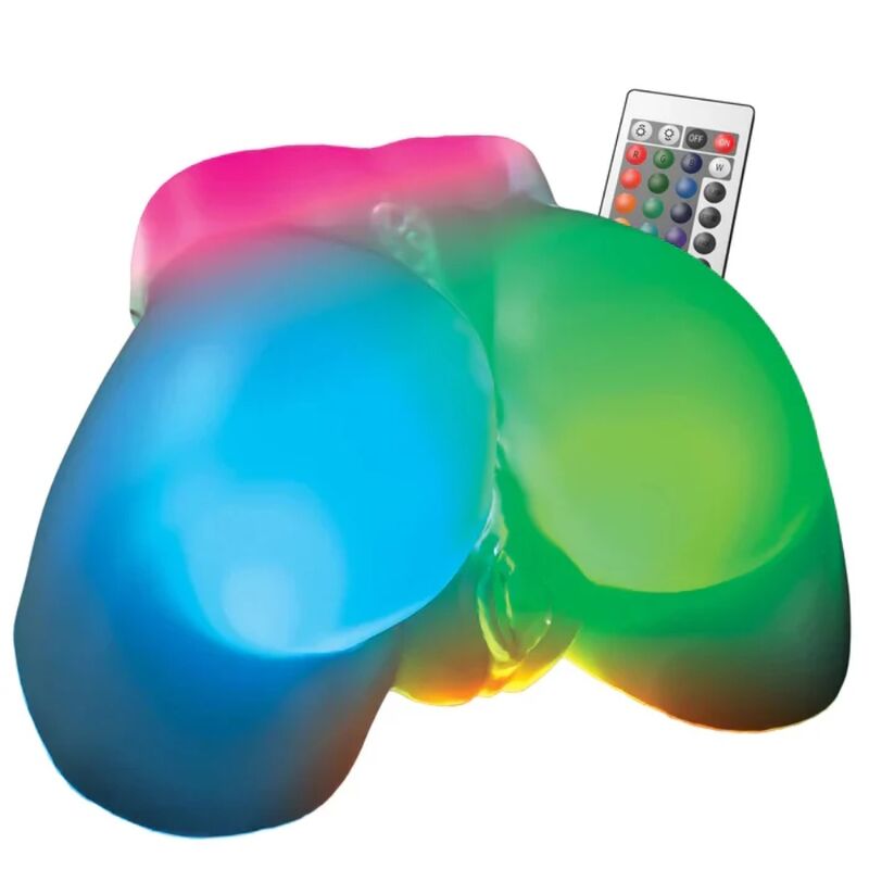 Vigoroso PDX ELITE - GO-GO BOOTY MEGA MASTURBADOR MASCULINO ILUMINADO COM LED
