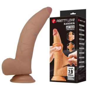 Vigoroso PRETTY LOVE - XANDER DILDO REALISTA 20 CM Ø 5 CM NATURAL