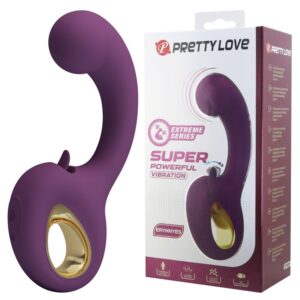 Vigoroso PRETTY LOVE - BRYNNLEE VIBRADOR RECARREGÁVEL COM ESTIMULADOR ORAL