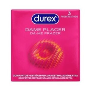 Vigoroso - DUREX - PLACADOR DAME 3 UNIDADES