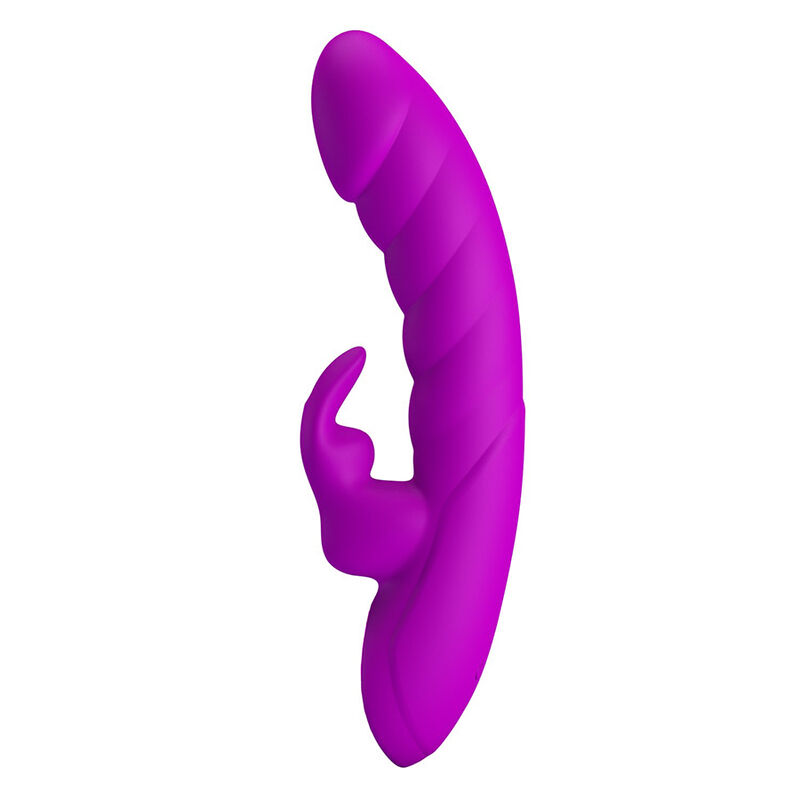 PRETTY LOVE - MONICA VIBRADOR RECARREGÁVEL COM DUPLA ESTIMULAÇÃO PARA PONTO G E CLITÓRIS ROXO - Image 2