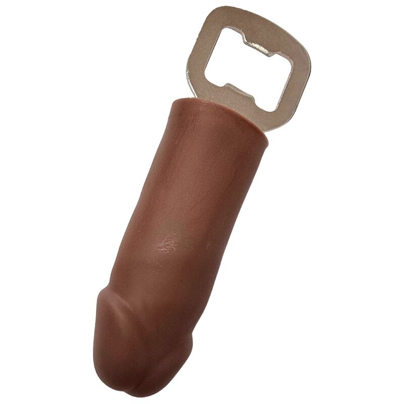 vVigoroso DIABLO PICANTE - ABRIDOR DE PÊNIS DE BORRACHA MARROM