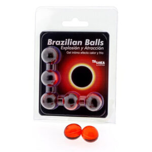 vVigoroso TALOKA - 5 BOLAS BRASILEIRAS GEL EMOCIONANTE EFEITO QUENTE E FRIO