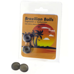 vVigoroso TALOKA - 2 BOLAS BRASILEIRAS GEL EMOCIONANTE EFEITO CONFORTO