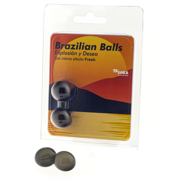 vVigoroso TALOKA - 2 BOLAS BRASILEIRAS GEL EFEITO EMOCIONANTE
