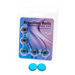 vVigoroso TALOKA - 5 BOLAS BRASILEIRAS GEL EMOCIONANTE EFEITO FRIO