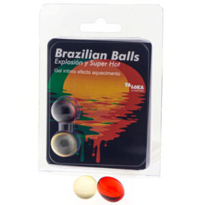 vVigoroso TALOKA - 2 BOLAS BRASILEIRAS GEL EMOCIONANTE SUPER QUENTE EFEITO