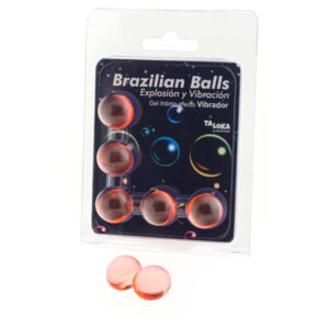 vVigoroso TALOKA - 5 BOLAS BRASILEIRAS EFEITO VIBRATÓRIO GEL EMOCIONANTE