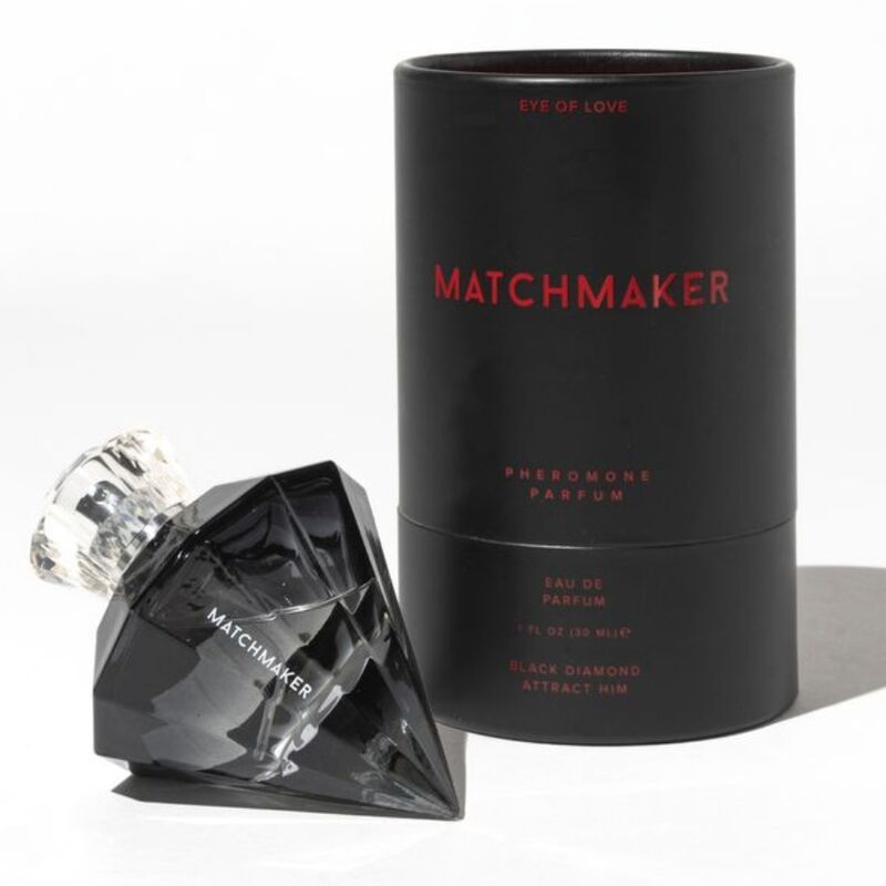 vVigoroso OLHO DE AMOR - MATCHMAKER BLACK DIAMOND LGBTQ PERFUME FEROMONES PARA ELE 30 ML