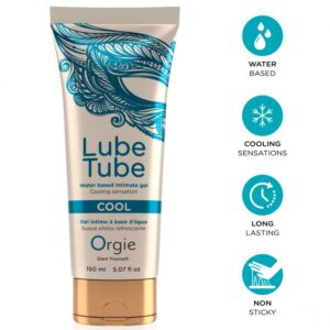 vVigoroso ORGIE - LUBRIFICANTE TUBO COOL GEL ÍNTIMO REFRESCANTE À BASE DE ÁGUA 150 ML