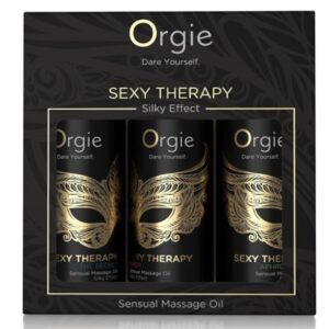 vVigoroso ORGIE - COLEÇÃO MINI DE ÓLEOS DE MASSAGEM SENSUAL PARA TERAPIA SEXUAL 3 X 30 ML